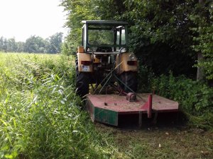 Ursus C-360 i rozdrabniacz sadowniczy