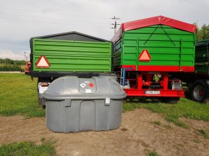 zbiornik na olej napędowy 1500l