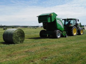 John Deere 5080M + Mchale f5400