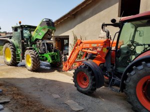 John deere 6140r kubota m7060