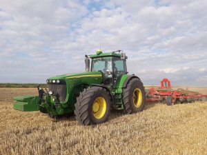 John Deere 8320 + Unia Mars 6m