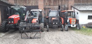 Massey Ferguson 5455+SameRoller60+Ursus3512+UrsusC330