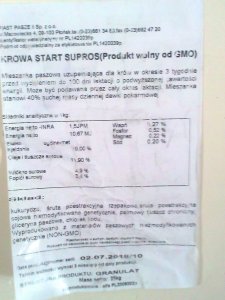 Pasza KROWA START Supros