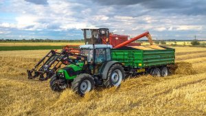 Agrofarm 85 + Wielton 8T i Bizon