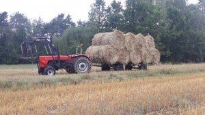 Ursus C-360 & Przyczepa do bel