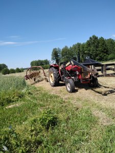 Ursus C-360 + Zgrabiarka Gwiazdowa 