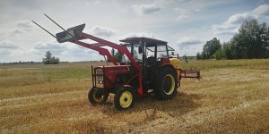 Ursus C-360 i opryskiwacz Biardzki 