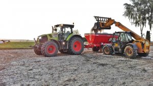 CLAAS AXION 870 & RCW 10000