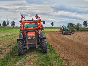 John Deere 6140r - siew jęczmienia ozimego