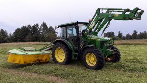 John Deere 5080R i kosiarka SaMasz 2.10