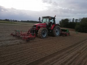 Massey Ferguson 6290 & zestaw uprawowo-siewny 