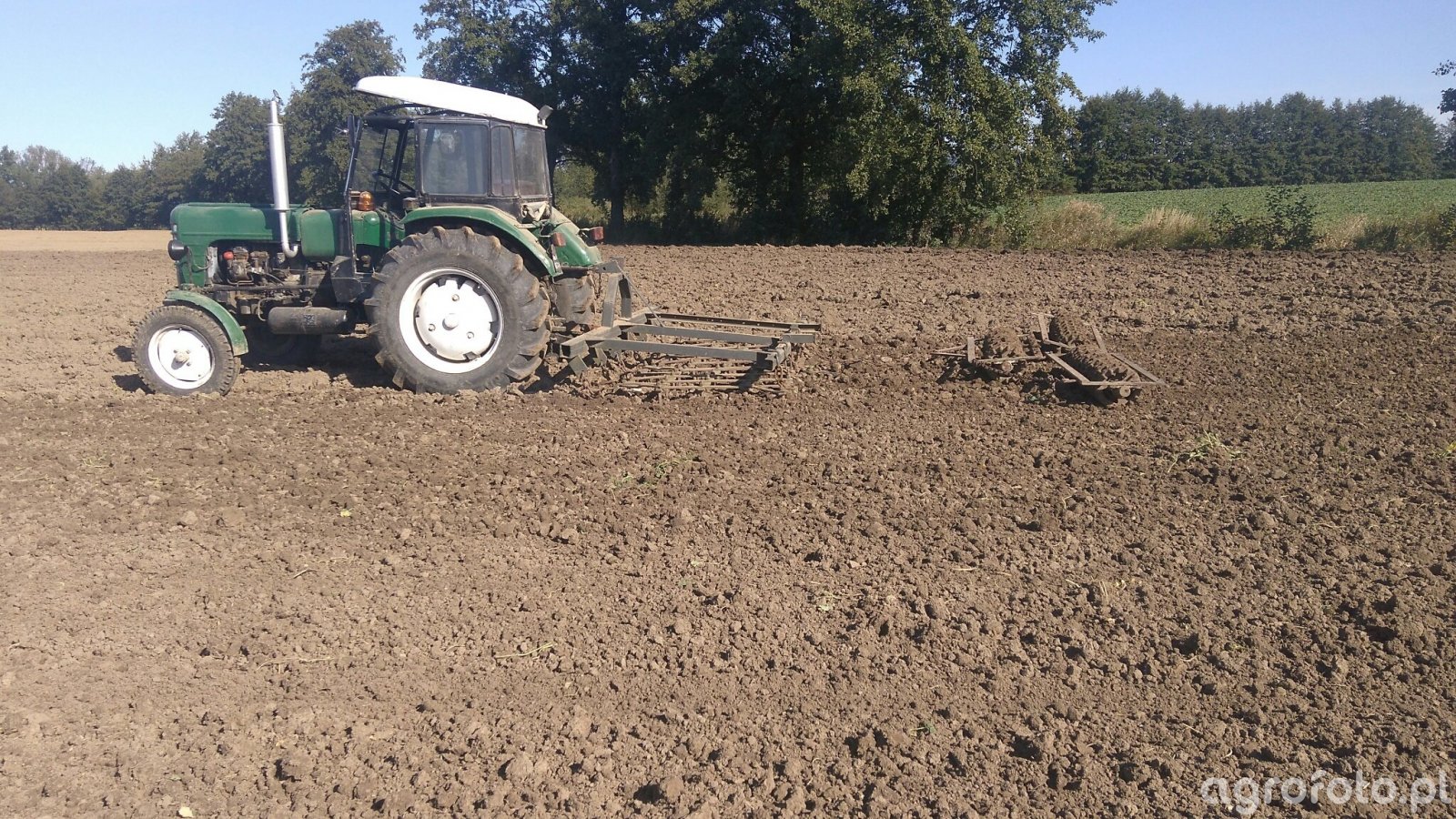 Obraz Traktor Ursus C Agregat Id Galeria Rolnicza Agrofoto