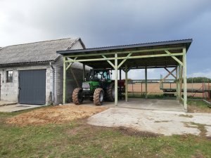 Wiata ukończona😉 Deutz Fahr 4.51 