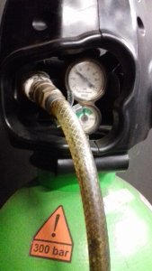 Butla z gazem osłonowym