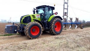 Claas AXION 810 & Överum VARI FLEX CX