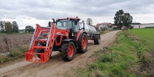 Kubota M5091 + Pomot