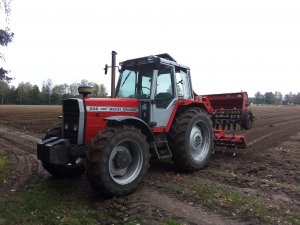 Massey Ferguson 698t + agregat uprawowo siewny