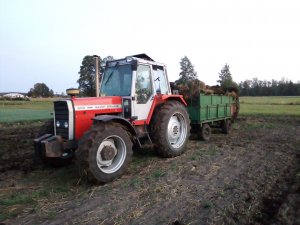 Massey Ferguson 698t + rozrzutnik