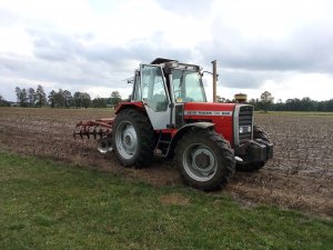 Massey Ferguson 698t + talerzowka