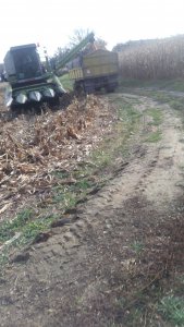 Claas dominator & przyczepa 