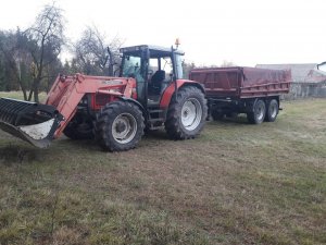 MF 6265 + Przyczepa tandem