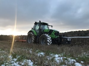 Deutz Fahr 6165RC + pług Kuhn multimaster 123