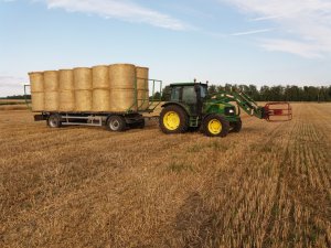 John Deere 5080R i Kögel ANBS 18