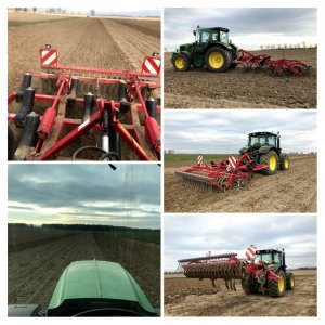 John deere 6140r i Horsch terrano 3fx