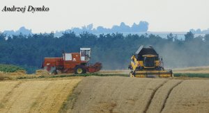 Bizon Super Z056 & New Holland CX6090