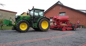 John Deere 6105R i Horsch Pronto 3dc