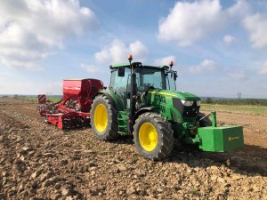 John Deere 6105R i Horsch Pronto 3dc