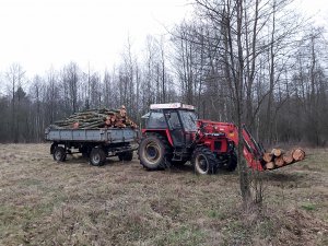 Zetor 7745 + Przyczepa