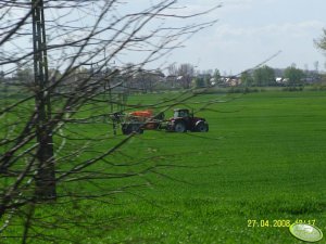 Case 210 + opryskiwacz Amazone