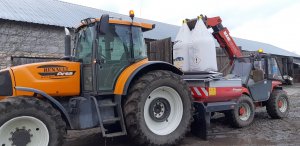 Renault Ares 826rz & Kverneland exacta  tl  GEOSPREAD