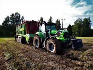 Deutz-Fahr Agrotron 6165 + Strautmann Giga-Vitesse 4001