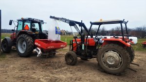 Massey Ferguson 6260  + Unia MX 850 + Ursus 3512