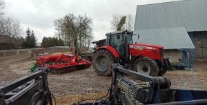 Massey Ferguson 6490 +Grano System + Agro-Masz SR-400