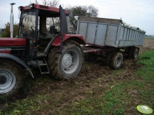 Case 856 xl + przyczepa 10T