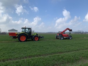 Claas Arion 410 & Weidemann T6025