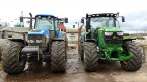 John Deere 6140 R vs New Holland TM190