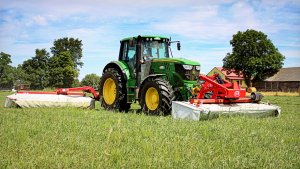 John Deere 6150M + Lely 320F + Lely 320M