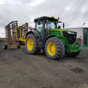 John deere 7310r & Bednar 6m