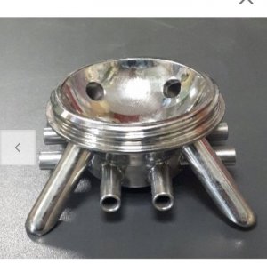 Kolektor udojowy ze stali