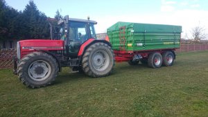 Massey ferguson 6190 i Pronar pt 512 