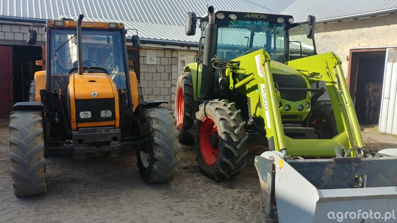 renault ceres 95 i claas arion 420