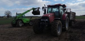 Case Maxxum 140 + Cynkomet 8T & Merlo 28.7