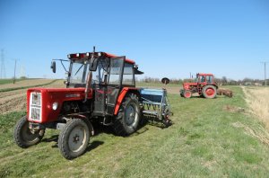Ursus C-360 & Nordsten Lifto-matic 3m & MTZ 82 & wały posiewne