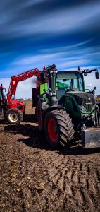 Fendt 714 + unia tytan 10 & Zetor Proxima 8441