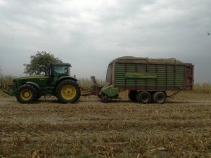 John deere 8120+Strautmann