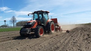 Kubota M7060 + Gaspardo